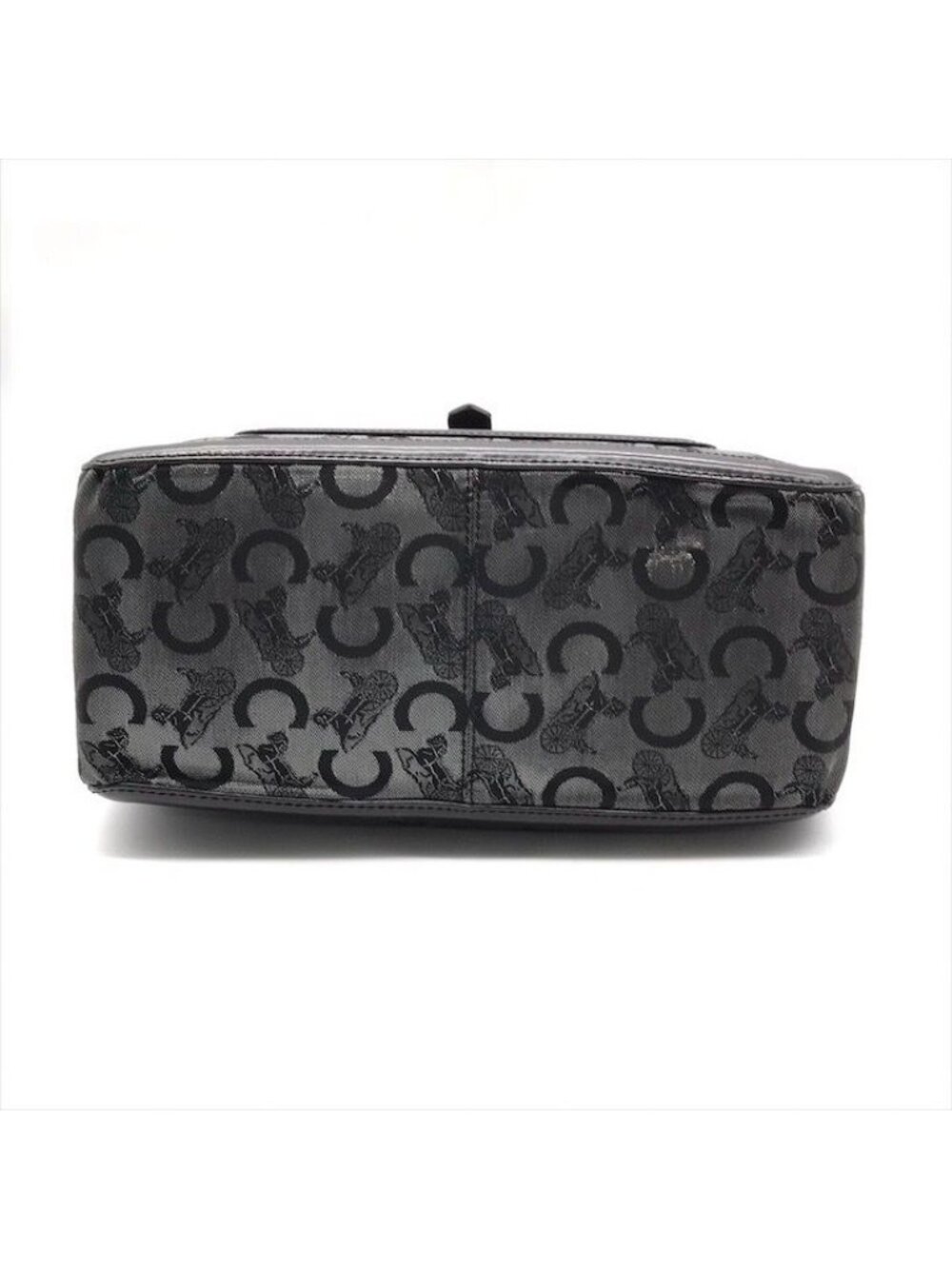 Celine Horse Carriage Signature Hand Tote Enamel Leather Brown - Picture 4 of 10